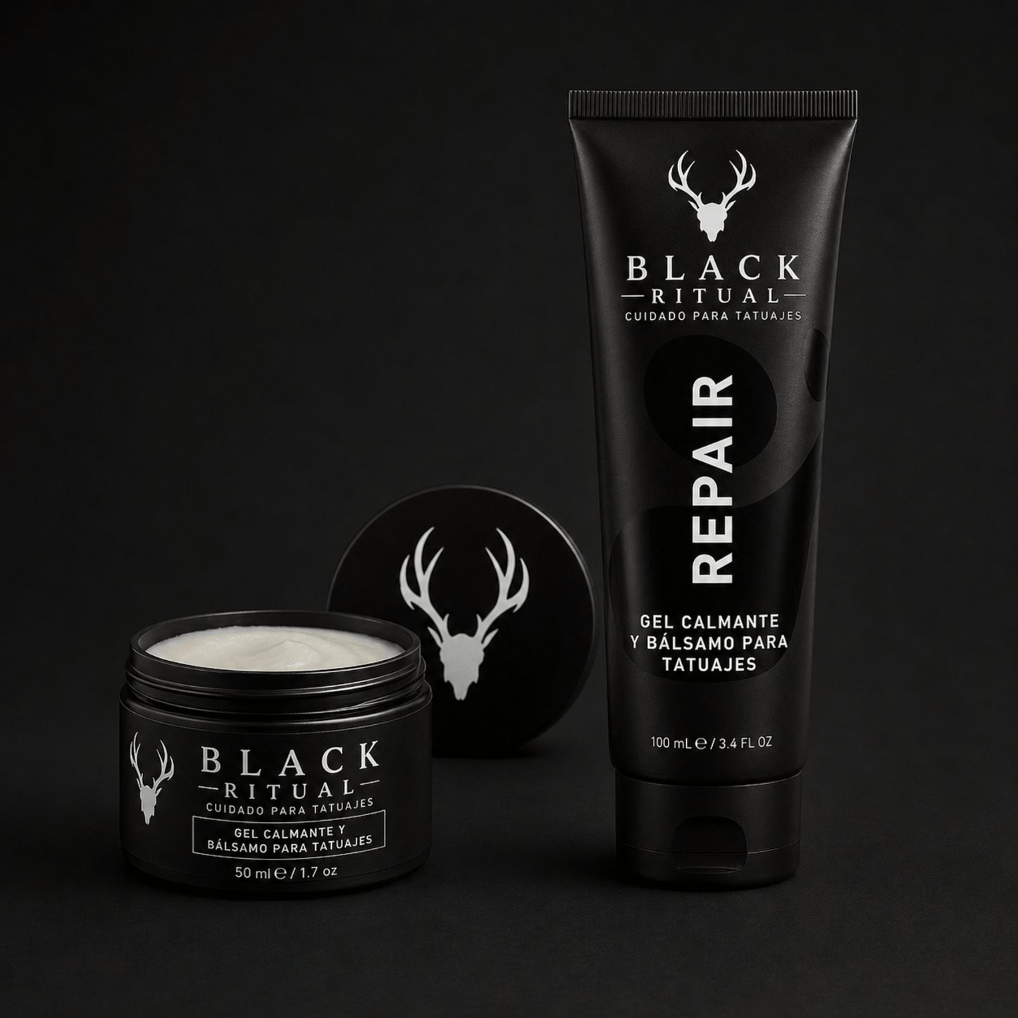 Gel calmante y bálsamo para tatuajes (Combo)